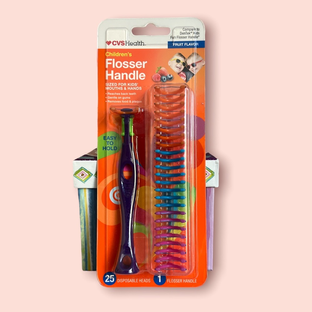 Free with bundle!! CVS Children’s Flosser Handle with 25 Disposable Heads
